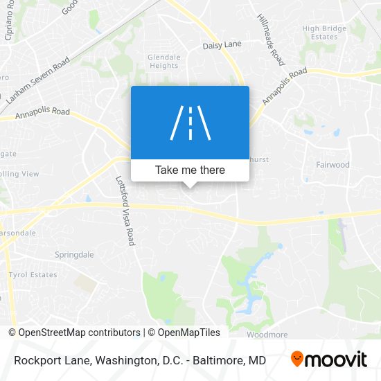 Rockport Lane map