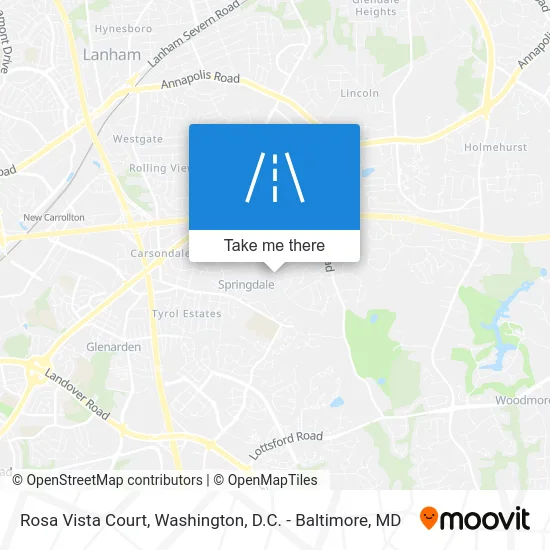 Rosa Vista Court map