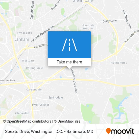 Mapa de Senate Drive
