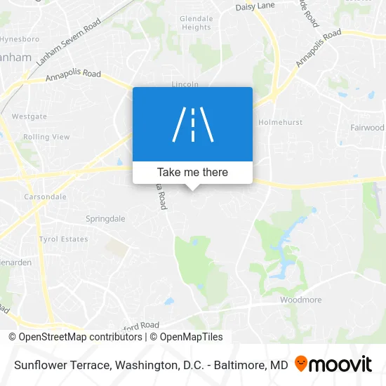 Sunflower Terrace map