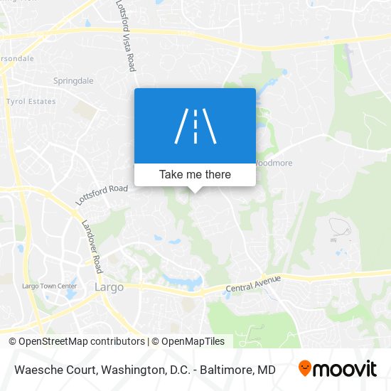 Waesche Court map