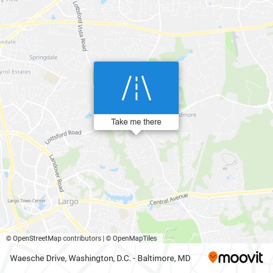 Mapa de Waesche Drive