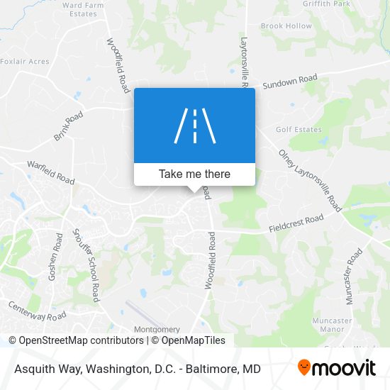 Mapa de Asquith Way