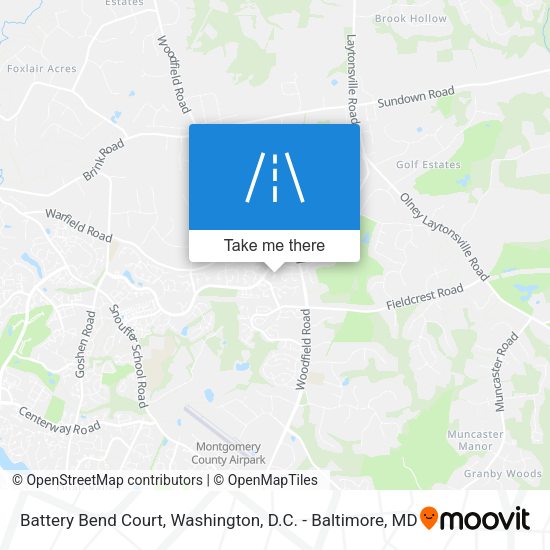 Mapa de Battery Bend Court