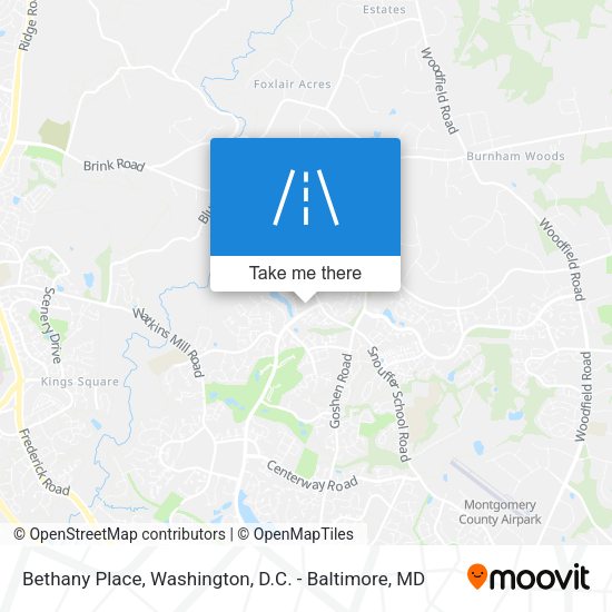 Bethany Place map