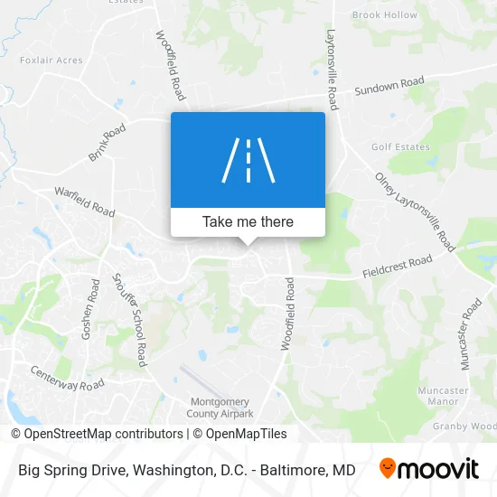 Big Spring Drive map