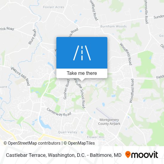 Castlebar Terrace map