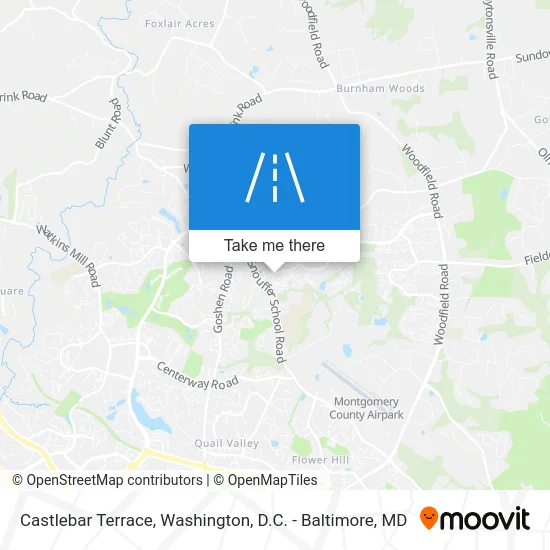 Castlebar Terrace map