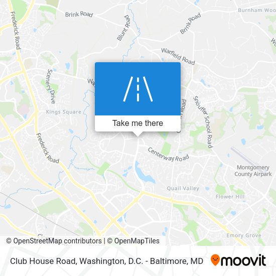 Mapa de Club House Road