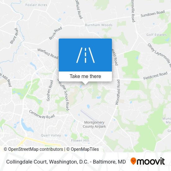 Mapa de Collingdale Court