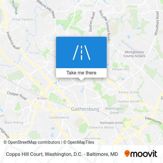 Mapa de Copps Hill Court