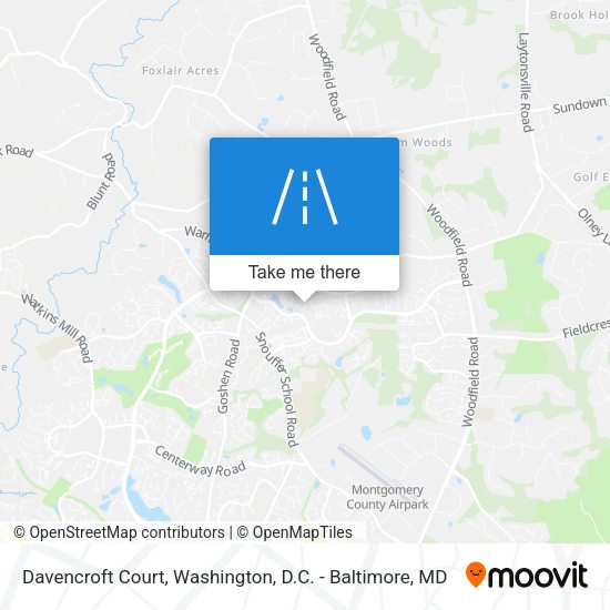 Mapa de Davencroft Court