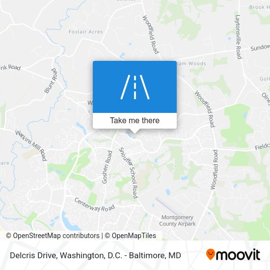 Mapa de Delcris Drive