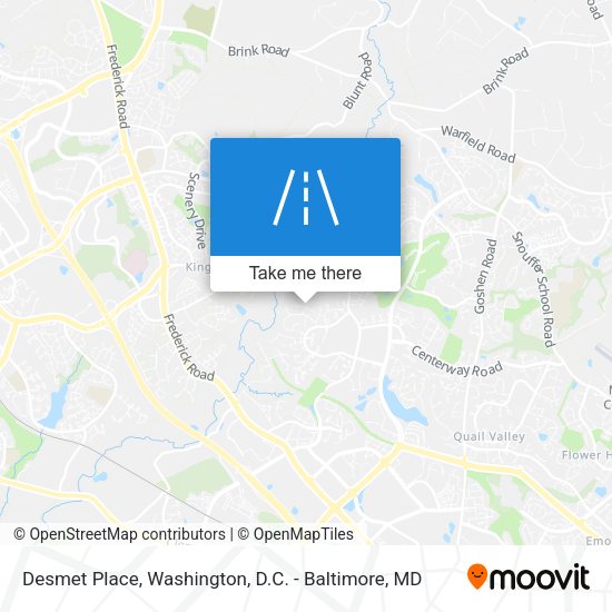 Mapa de Desmet Place