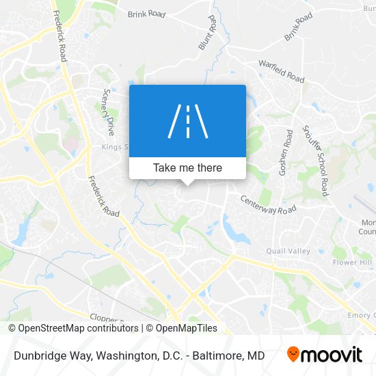 Dunbridge Way map