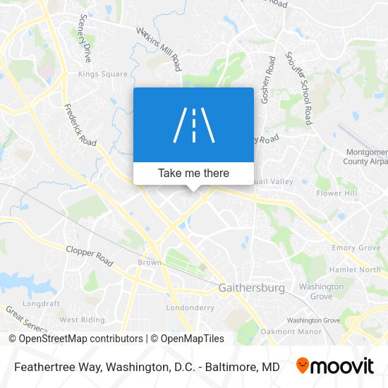Feathertree Way map
