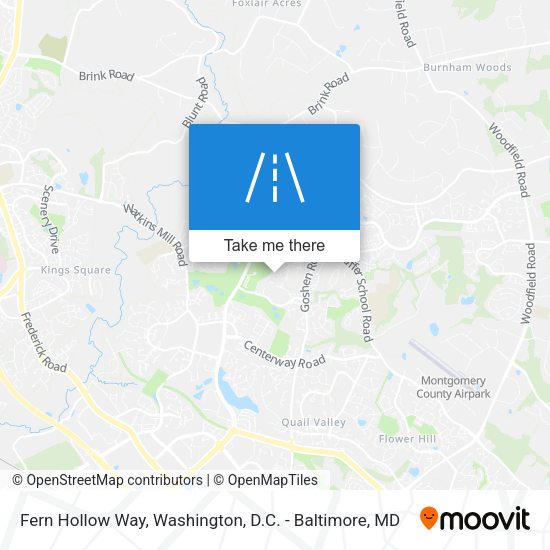 Fern Hollow Way map