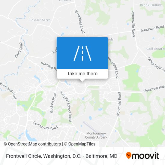 Frontwell Circle map