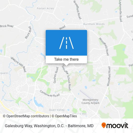 Galesburg Way map