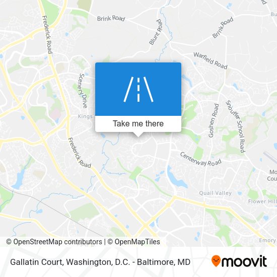 Gallatin Court map