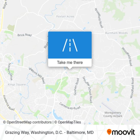 Grazing Way map
