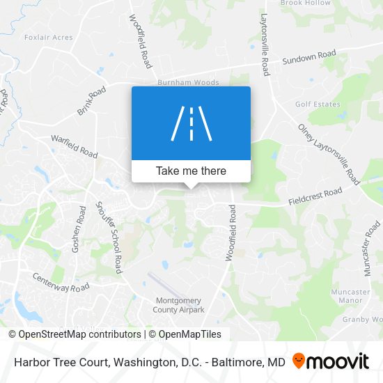 Mapa de Harbor Tree Court
