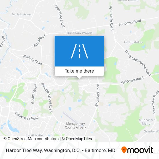 Harbor Tree Way map