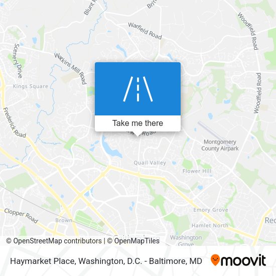Mapa de Haymarket Place