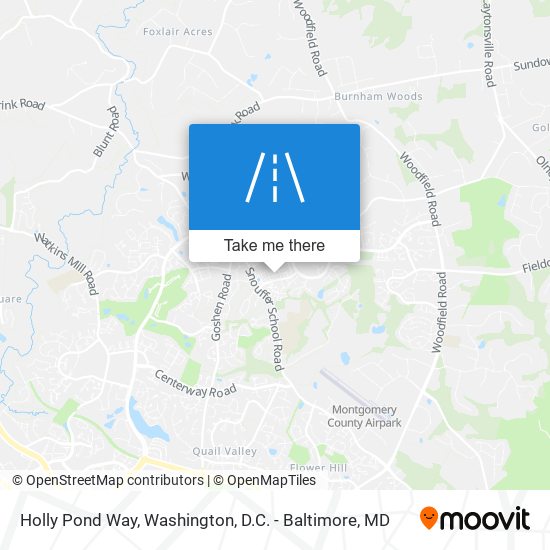 Holly Pond Way map