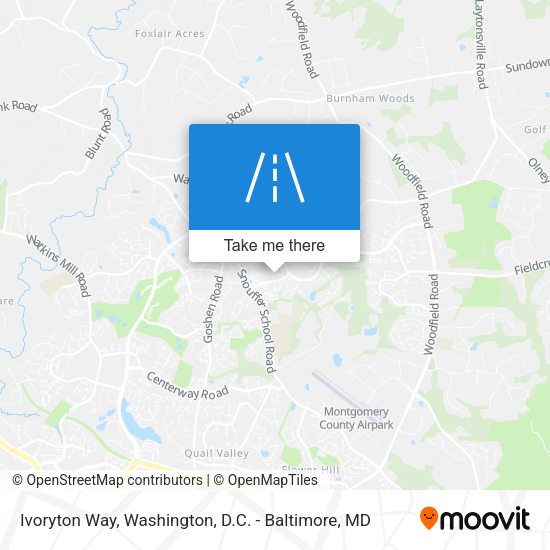 Ivoryton Way map