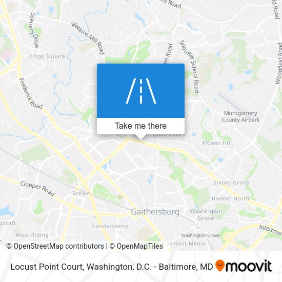 Mapa de Locust Point Court