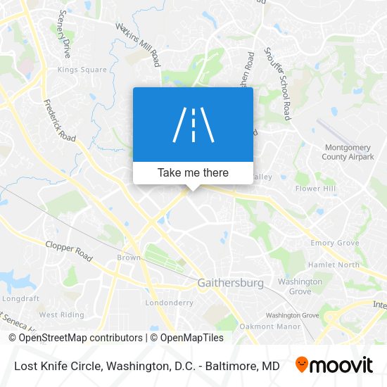 Lost Knife Circle map