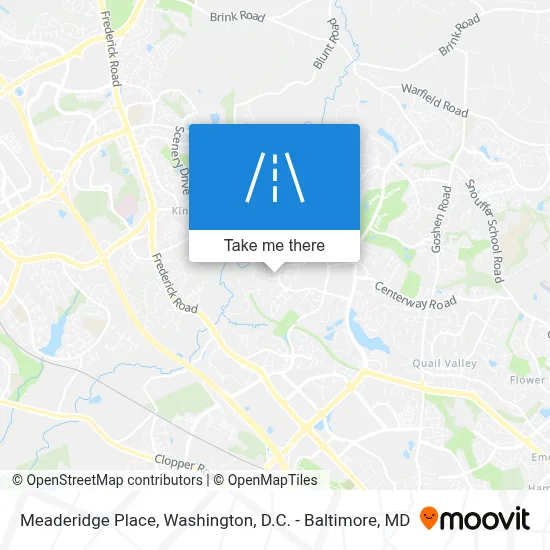 Meaderidge Place map
