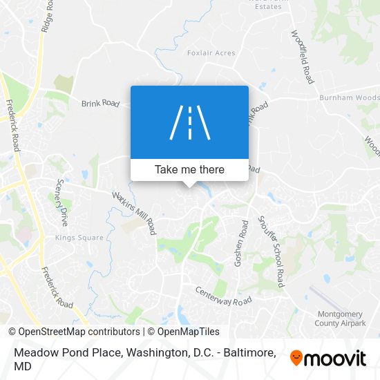 Mapa de Meadow Pond Place