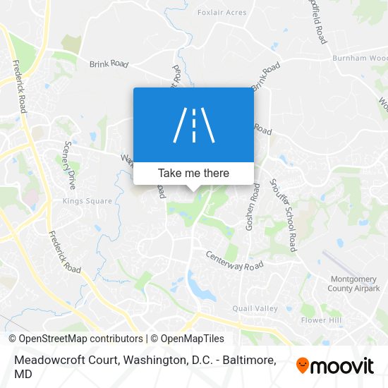 Mapa de Meadowcroft Court