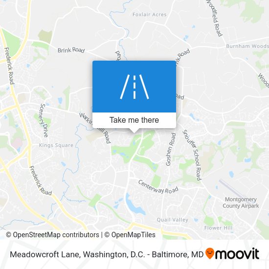 Mapa de Meadowcroft Lane