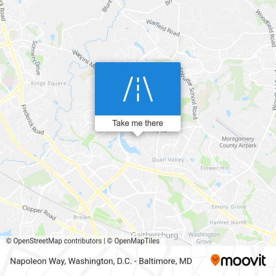 Mapa de Napoleon Way