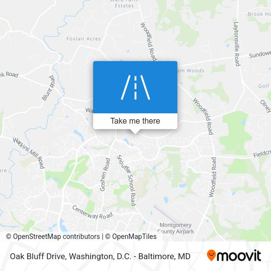 Mapa de Oak Bluff Drive