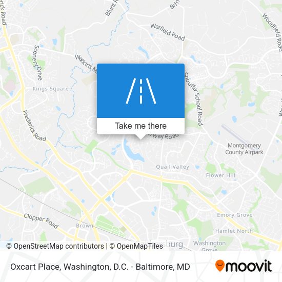 Oxcart Place map