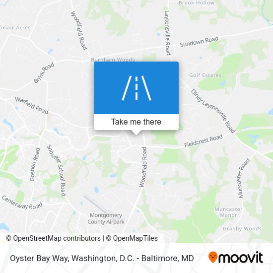 Mapa de Oyster Bay Way