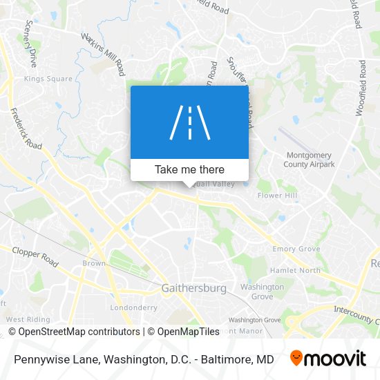 Pennywise Lane map
