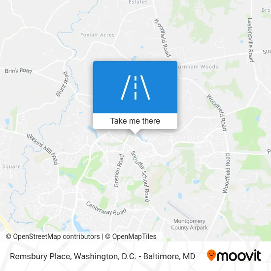 Remsbury Place map