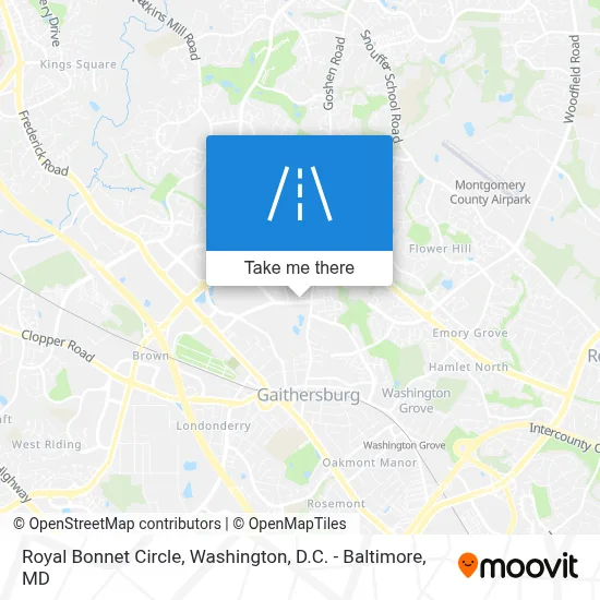 Royal Bonnet Circle map