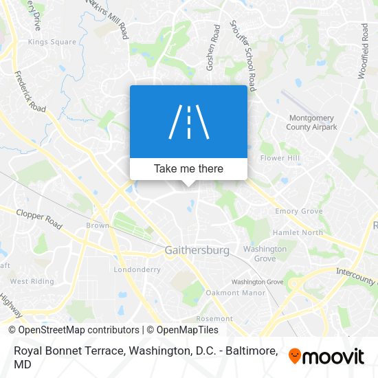 Royal Bonnet Terrace map