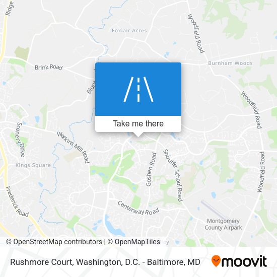Rushmore Court map