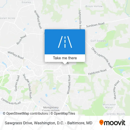 Sawgrass Drive map