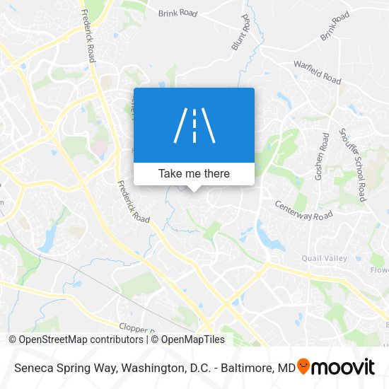 Seneca Spring Way map