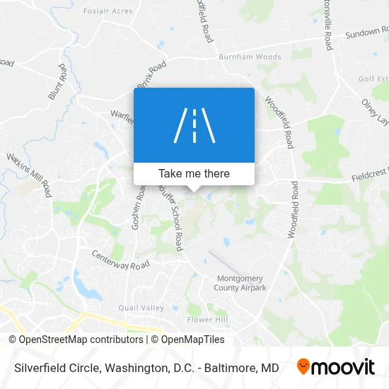 Silverfield Circle map