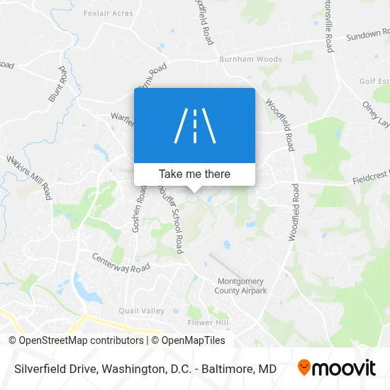 Silverfield Drive map
