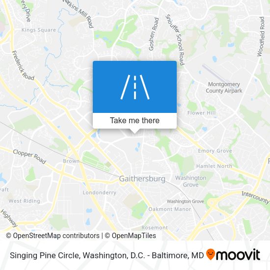 Mapa de Singing Pine Circle